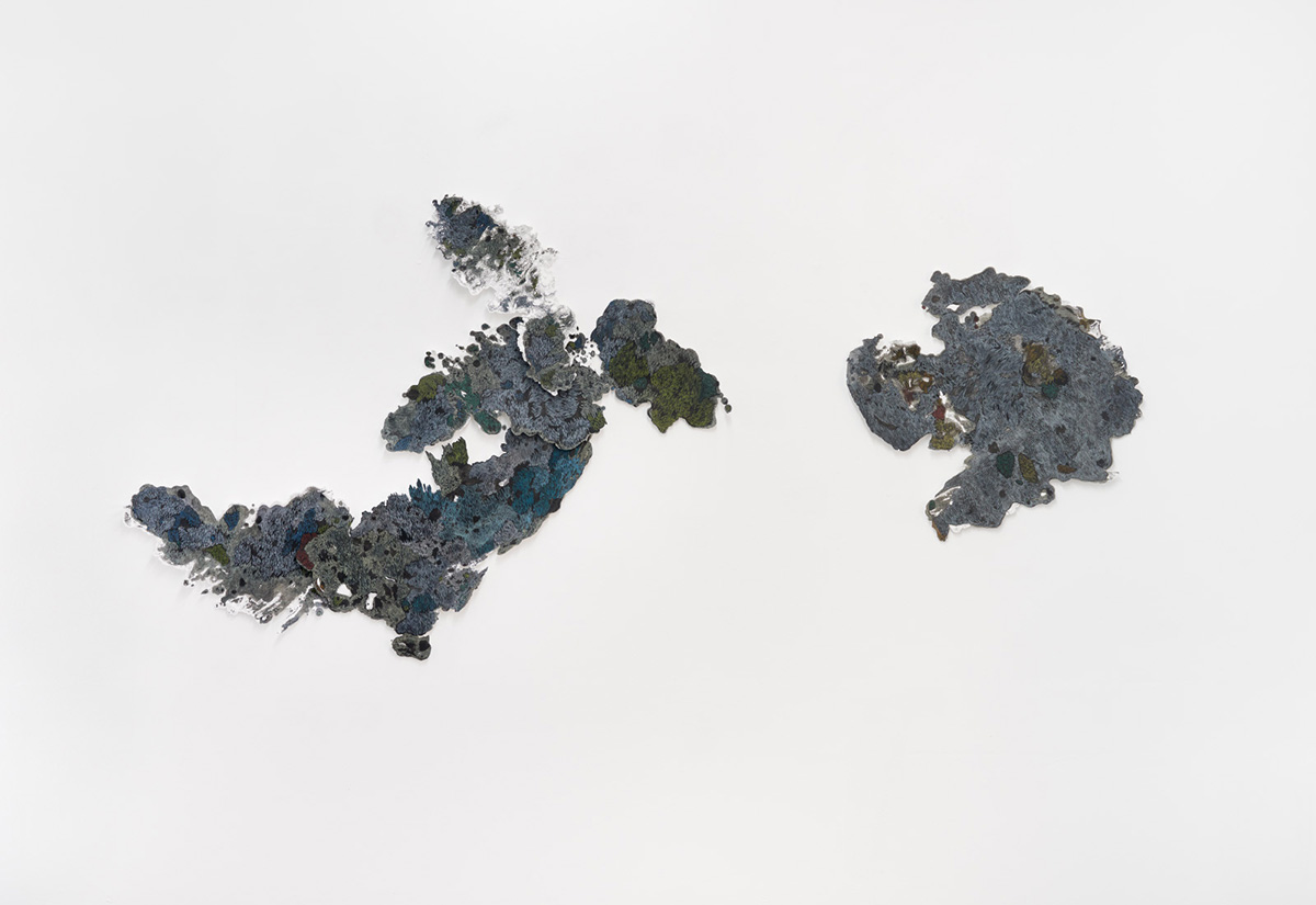 27_Rhizome_ink and pencil on paper_546 x 234 cm_Galerie Maurer_Frankfurt 2022